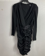 NWT Express Women's Size M Black Long Sleeve Dress