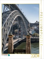 Calvendo Puzzle Anblick Vom Fuß Der Ponte Luis I | 2000 Teile Lege-GrößE 90 × 67