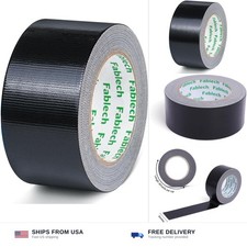 Black Duct Tape Heavy Duty, 9 Mil Thickness, 2 Inch x 30 Yards, Waterproof St...