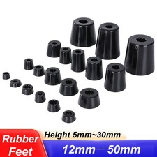 Rubber Table Chair Furniture Feet Leg Pads Tile Floor Protectors 12mm - 50mm