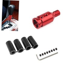 Universal Gear Shift Knob Adapter, 12x1.25 Aluminum Alloy Gear Shift red