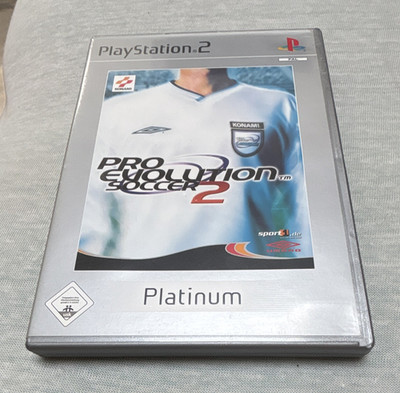Konami Pro Evolution Soccer 2 Platinum   PS2 PAL, USK 0, mit Handbuch