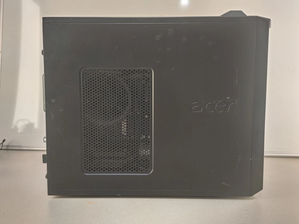 ACER VERITON E5800 3.2GHz 4GB RAM 320GB HDD Windows 10 PRO Black Fair Condition - Image 4 of 4
