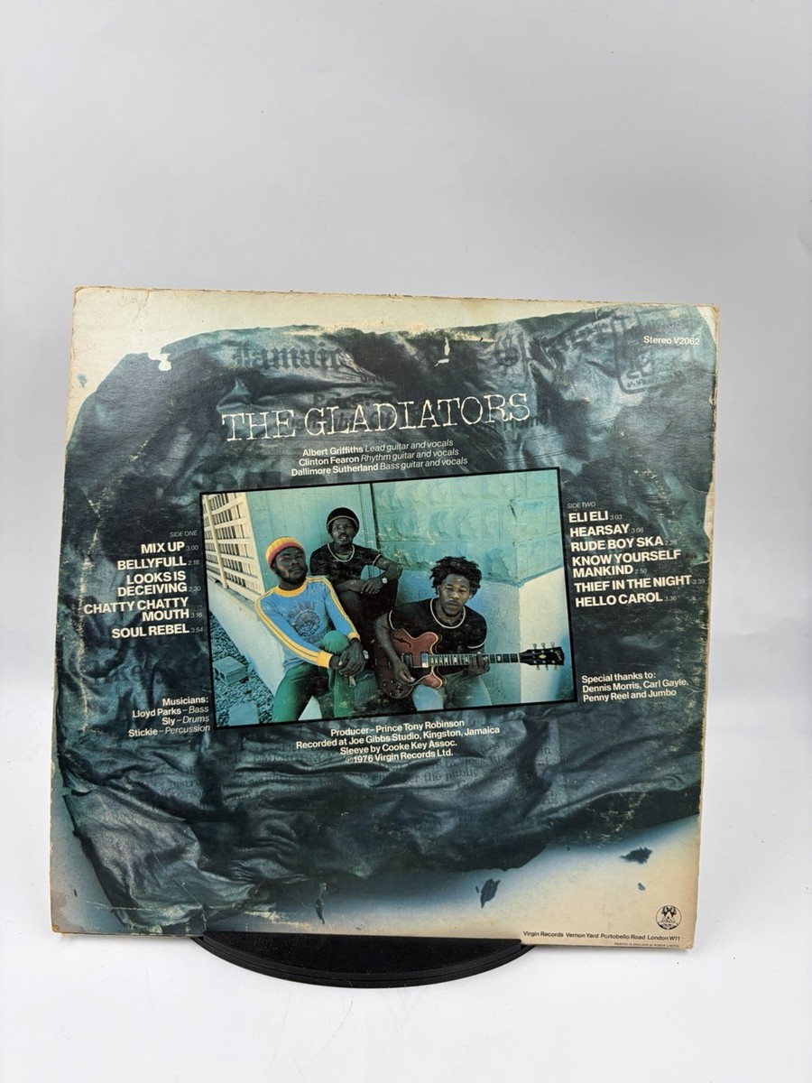 THE GLADIATORS Trenchtown Mix Up VIRGIN UK reggae vinyl LP EX/VG