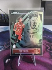 Trae Young 2020-21 Panini Illusions Emerald Parallel #10 Atlanta Hawks