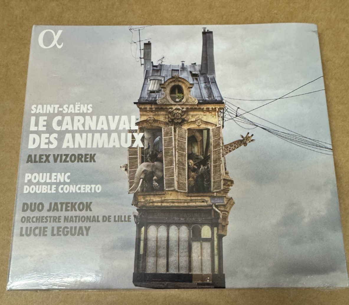 Saint-Saens Le carnaval des animaux Poulenc: Double Concerto Duo Jatekok NEW CD