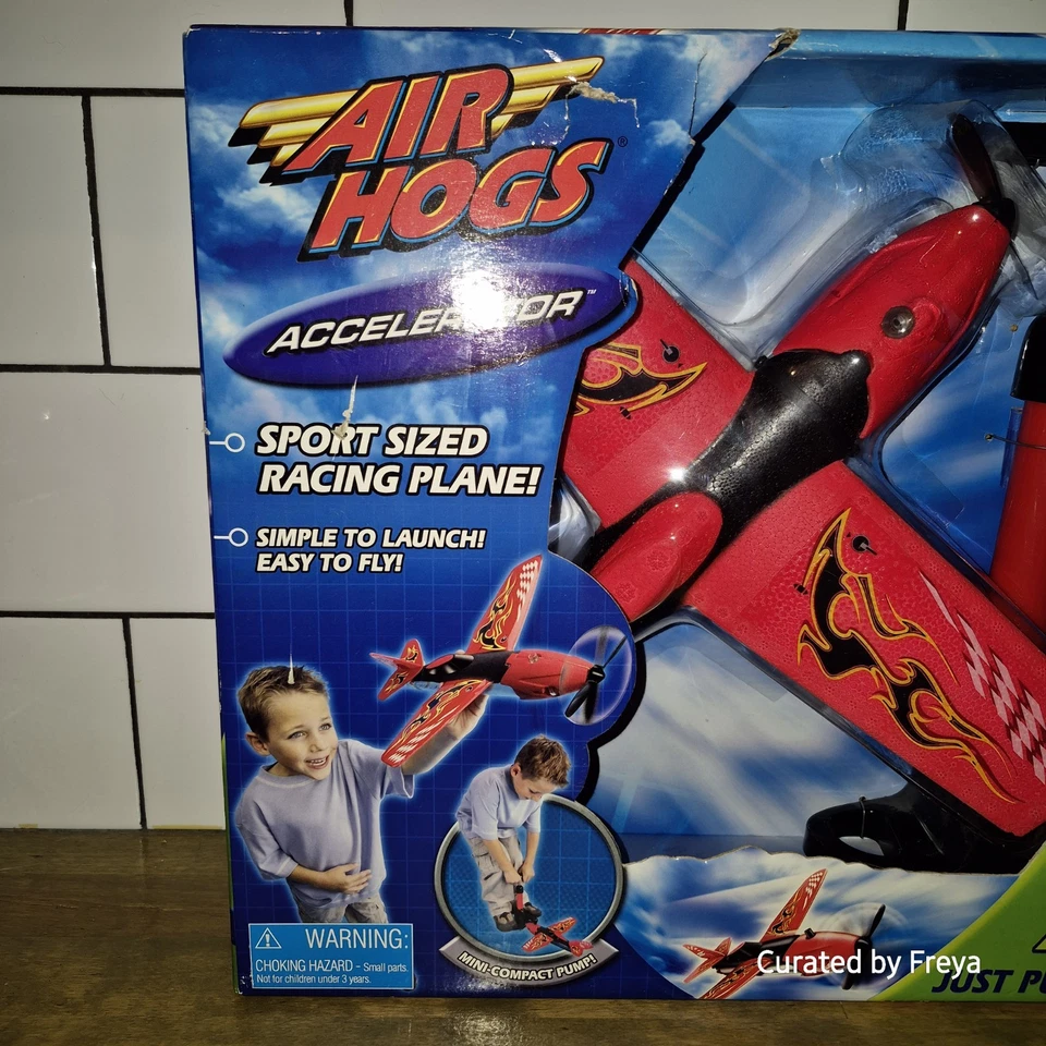 2003 VTG Air Hogs Accelerator Racing Plane Toy - Image 2 of 4