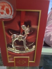 Lenox 2024 Rudolph Baby's 1st Christmas Metal Ornament - New In Box
