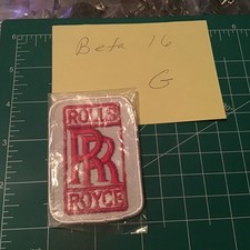 Rolls Royce Patch Car Automobile Vintage Sew On Free shipping Patches