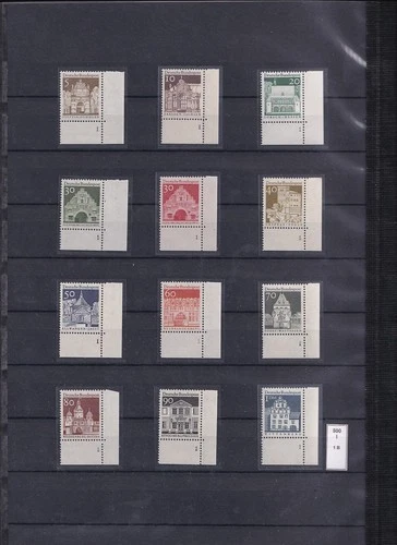 1966 Size Buildings Mi 489-503 ** complete Mold number 1 to 4 total 53 W. Luxury!