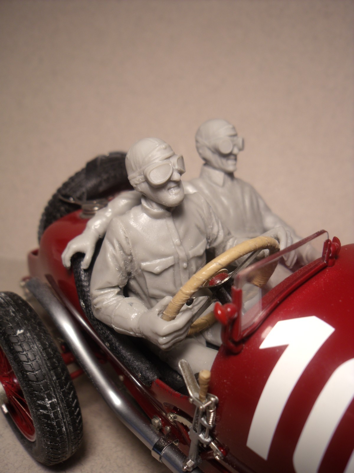 Figurines 1/18 Werner Mercedes Targa Florio 1924 Vroom pour diorama CMC de collection