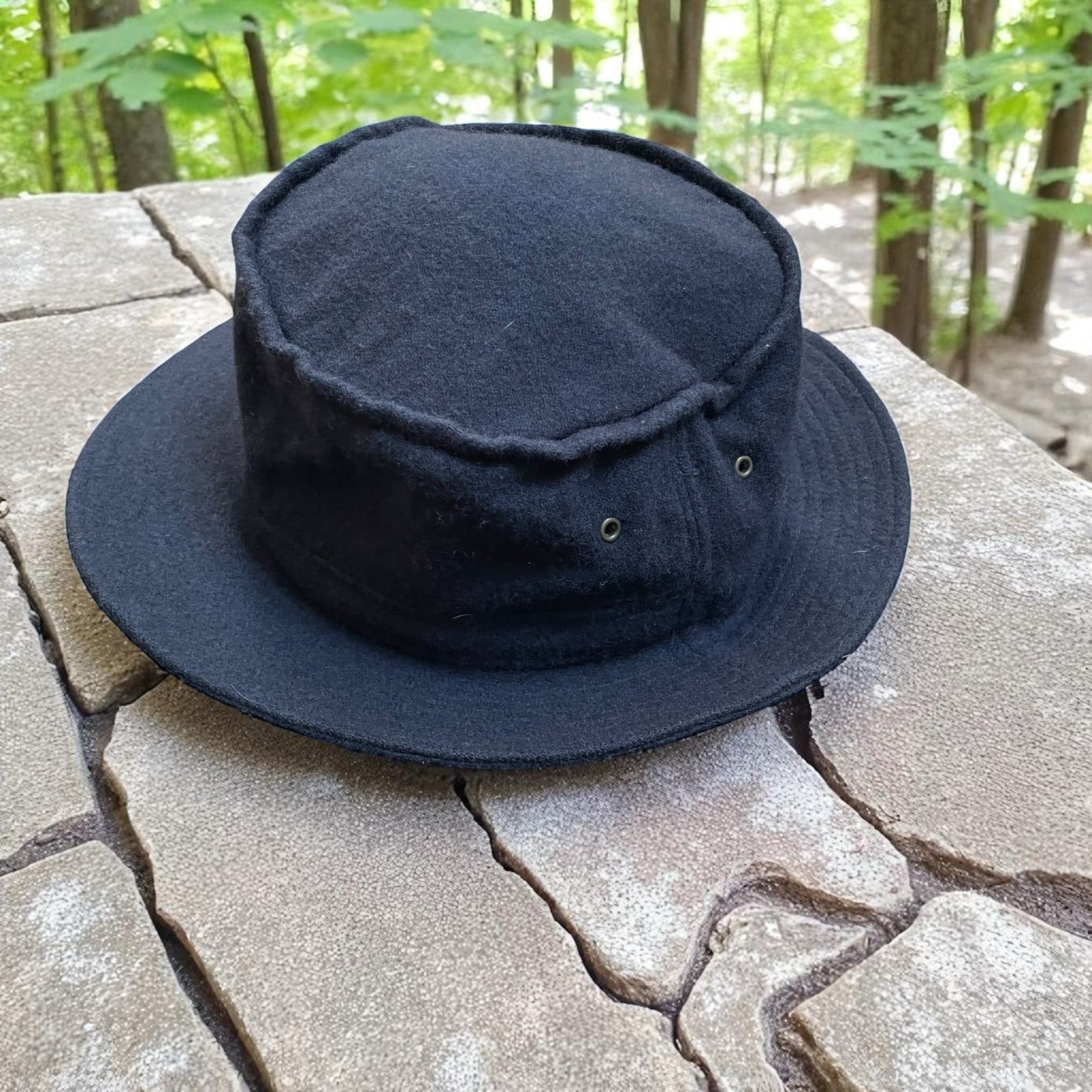 American Eagle Performance Bucket Hat Gray Wool C… - image 1