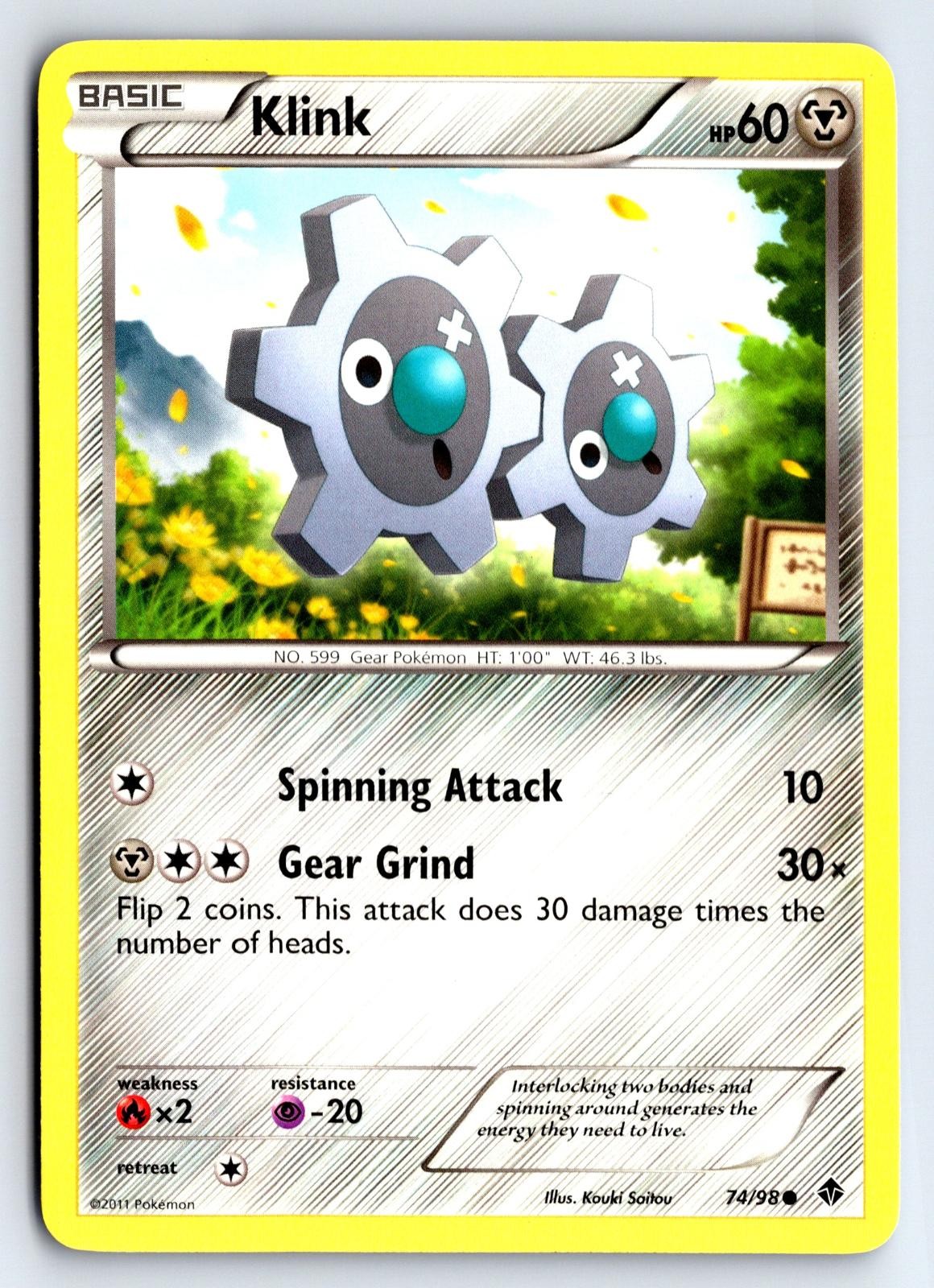 Klink 74 C Emerging Powers Pokemon NM/M