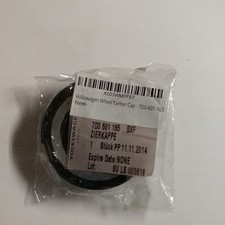 New Genuine Vw Pn7d0601165bxf Wheel Centre Cap Black Chrome In Original Pack