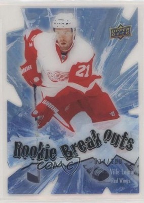 2009-10 Upper Deck Rookie Breakouts 24/100 Ville Leino #RB19 RC 01qm