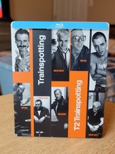 Trainspotting 96 AND T2: Trainspotting 17 Steelbook Blu-ray Great Condition