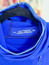 Arc’teryx Men’s Stryka Pullover Hoody With Balaclava-style Hood, Size XL, Blue