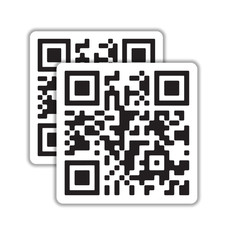 Funny QR Code Vinyl Sticker Hidden Sarcastic Message Decal Adult Humor Prank Gif