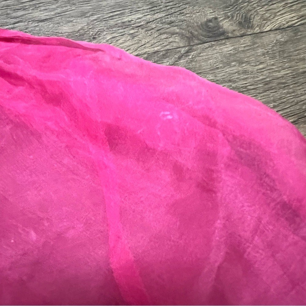 Cinq a Sept Katerina Silk Organza Top 100% Pink S… - image 8