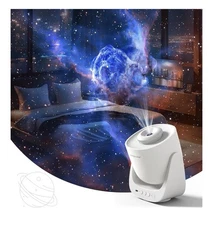 Star Projector, Orzorz Galaxy Night Light, Home Planetarium Projector White 