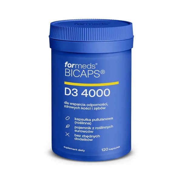 Formeds Bicaps Vitamin D3 4000 Ie Hochdosiert Immunsystem 120 Kapseln-image