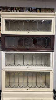 Globe Wernicke Barrister Bookcase Vintage Lawyer Cabinet Stacking Bookcase E