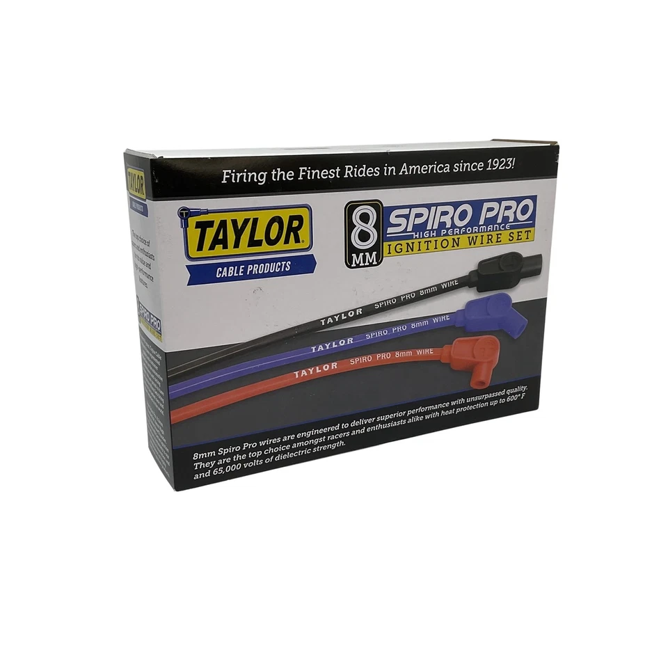 Taylor Cable 74691 Blue 8mm Spiro-Pro Spark Plug Wires for Type 1 Beetle - Image 4 of 4