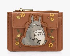 NWT Studio Ghibli  My Neighbor Totoro Floral Mini Zipper Wallet