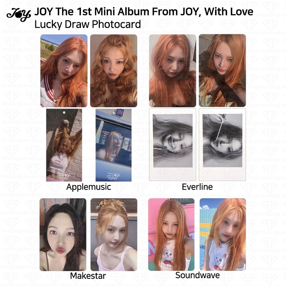 RED VELVET JOY The 1st Mini Album From JOY with Love Luckydraw