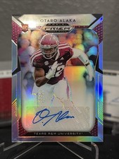 2019 Panini Prizm Draft Picks Football Otaro Alaka Silver Prizm Rookie Auto