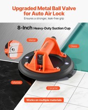 8 Inch Vacuum Suction Cup Glass Lifter Heavy Duty Handle Tile Granite Lifting To