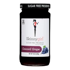 Skinnygirl Sugar Free Kosher Preserves, Concord Grape, 10 Ounce