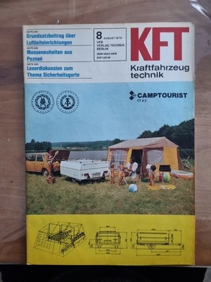 KFT Kraftfahrzeugtechnik 8/79 VW Golf 1, Skoda 120 mit Camptourist 6-2