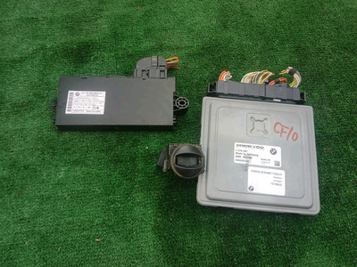 2007-2011 BMW E60 528I A/T N52 3.0L ECM ECU DME CAS KEY 5WK90188