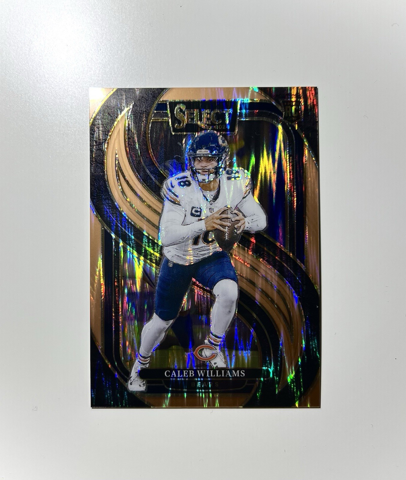 2024 Panini Select Caleb Williams Premier level #114 Copper Shock Prizm /299 RC