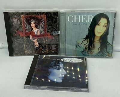 Lot Of 3 Cher CDs: Believe, Love Hurts, If I Could Turn Back Time Greatest Hits