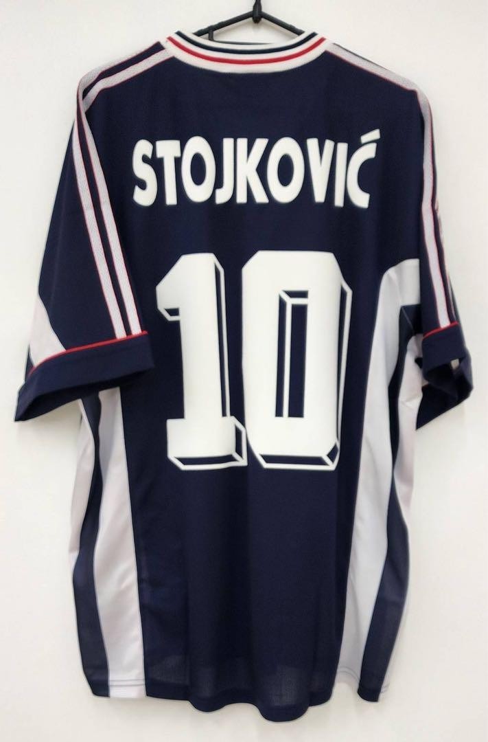 BNWT 1998 Yugoslavia #10 STOJKOVIC Home Original Jersey Deadstock