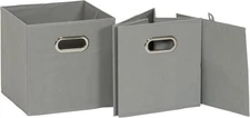 Household Essentials 84-1 Foldable Fabric Storage Bins | Set of 6 Cubby Cubes