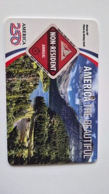 Jahreskarte für USA Nationalparks, Gültig bis 08/27 Original, für mehrfach Eintr