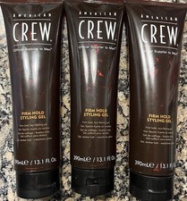 3 PACK American Crew FIRM HOLD Styling Gel 13.1 oz each FAST FREE SHIP