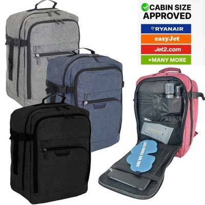 40x30x20cm Ryanair Approved Cabin Bag Underseat Hand Luggage Carry On Travel