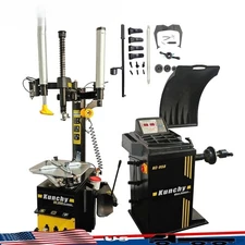 558 958 2.0 HP Tire Changer Wheel Balancer Machine Combo Tire Repair Tools