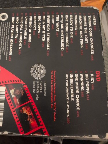 Notorious B.I.G. - Ready To Die Remaster Used - Imagen 2 de 4