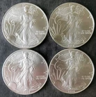 Lot of Four 1998 $1 American Silver Eagle Dollars