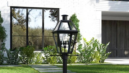 Quoizel RO9014 Rue De Royal 4 Light 26" Tall Outdoor Single Head - Black - Picture 2 of 11