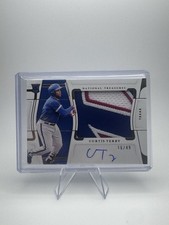 CURTIS TERRY 2022 NATIONAL TREASURES RPA ROOKIE PATCH GOLD RC AUTO /49 Q5902