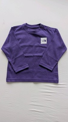 Kids North Face Long Sleeve Shirt Purple Japan Size 90 (US 2T) Nwt