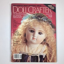 Doll Crafter August 1994 Porcelain Dolls Magazine Crafting Collectors