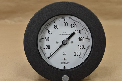 #ad #ad Wika 232.25HR 4.5quot; Process Pressure Gauge 0 200 PSI 1 4quot; NPT 316 SS 4235593 $60.00