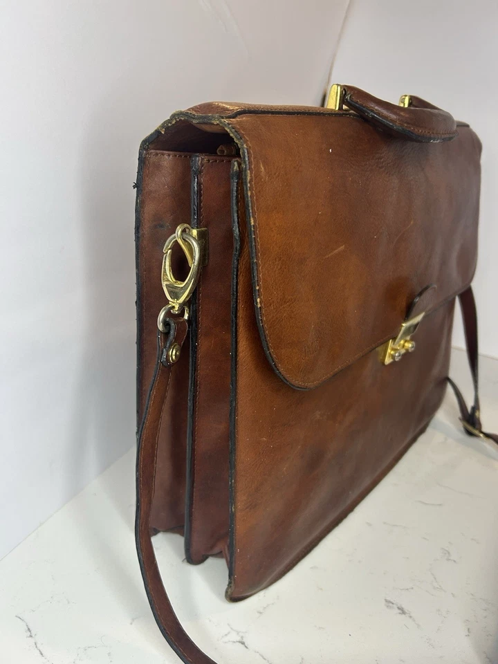 Mensajero/maletín de cuero Bosca Correspondent Foto 3 de 4
